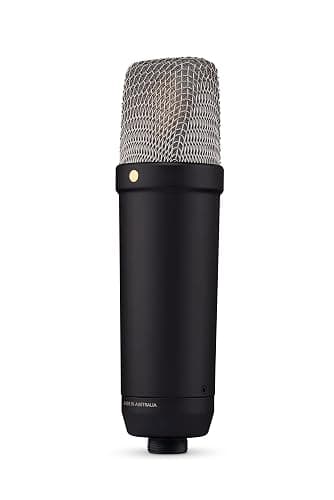 RØDE NT1 5ème Génération Microphone à condensateur de Studio à Grand diaphragme avec Sorties XLR et USB, Support Antichoc et Filtre Anti-Pop pour la, l'enregistrement Vocal et Le podcasting (Noir) thumbnail 2