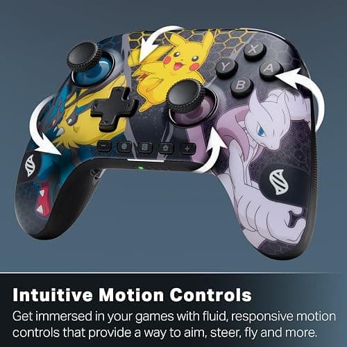 PowerA Advantage Wireless Controller for Nintendo Switch 2 - Pokémon: Mega Evolutions, Officially Licensed, Hall Effects, Mappable Buttons, Pro Controller, C Button, Motion Controls thumbnail 5