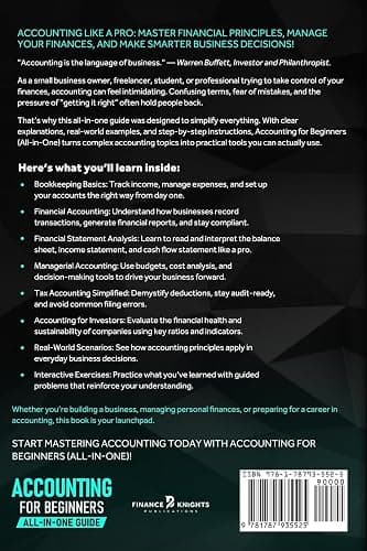 Accounting for Beginners (All-in-One): Everything You Need to Learn Financial & Managerial Accounting Even Without Prior Experience. Master Financial Statements, Taxes, and Business Performance. thumbnail 2
