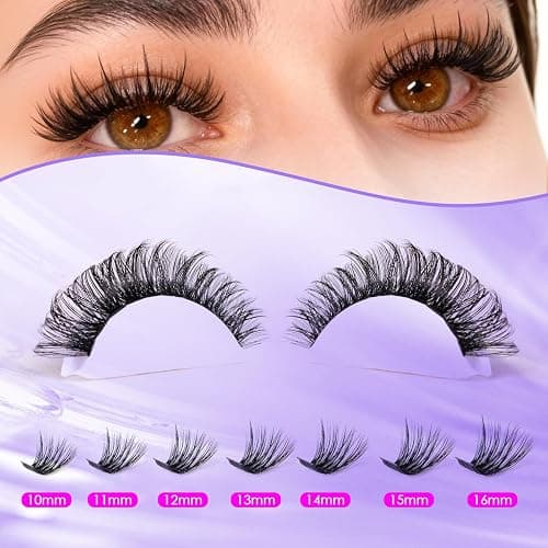 Ocean Pearl Lash Clusters 320pcs 3D Thick Lash Clusters kit 60D+80D Lashes,Eyelashes,Lash Extension Kit,Eyelash Clusters with lash adhesive+sealer+remover+tweezers,Lashes Clusters Eyelash Extensions thumbnail 8