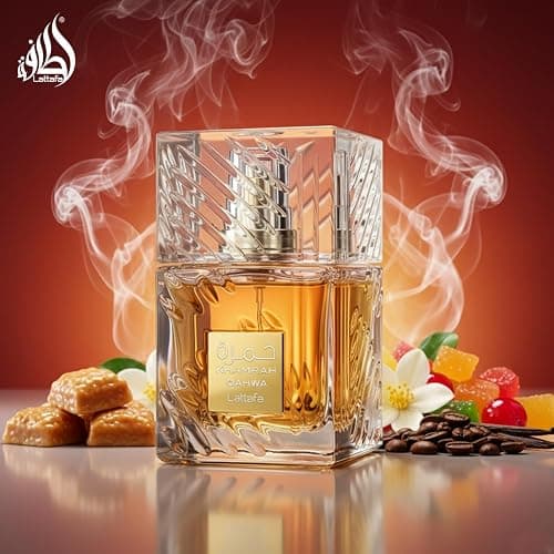 Lattafa Khamrah Qahwa - Vanilla, Warm Spicy, Cinnamon, Sweet - Eau de Parfum Long-Lasting Fragrance for Unisex, 3.40 Ounce / 100 ml thumbnail 2