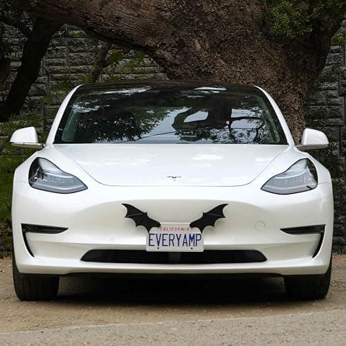 Bat Wings License Plate Accessory - Universal Fit Accessory for Goth & Halloween Enthusiasts | Fits Most Cars | Made in USA | High/Front Mount Wings thumbnail 6