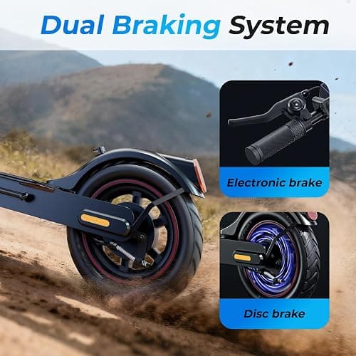 HopCycle Electric Scooter - Electric Scooter Adults, 500W Motor, 21 MPH Top Speed, 8.5'' Tires, 21 Miles, Long Range Electric Scooter for Adults and Teens thumbnail 5