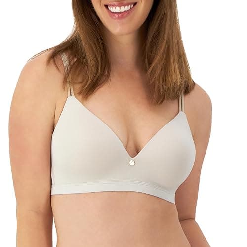 Maidenform Womens Wireless Bra, Everyday Luxe T-Shirt Wireless Bras for Women, Convertible Straps, Smoothing - Image 1