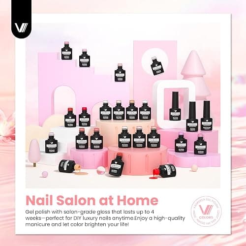 VANREESA 24Pcs Jelly Gel Nail Polish Set -Soft Milky White Nude Pink Red Brown Jelly Translucent Gel Polish Colors with Base Coat 2 Top Coats Neutral Colors All Seasons Nail Polish Set Gifts for Women thumbnail 8