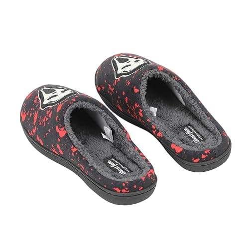 Bioworld Ghostface Mask & Blood Splatter Adult Black Scuffs thumbnail 3