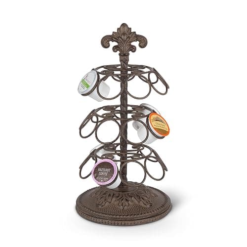 GG Collection Acanthus Coffee Pod Holder with 27 Pod Capacity, and 3 Rotating Carousels thumbnail 3