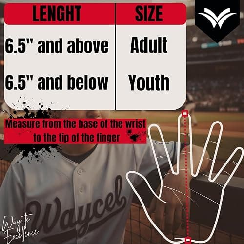 WAYCEL Sliding Mitts - Baseball Sliding Mitt for Youth - Ice Cream Sliding Mitt Baseball - Softball thumbnail 5