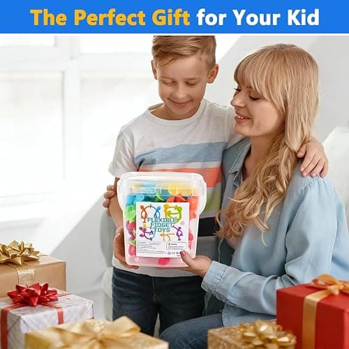 GOLDGE 50 Pack Suction Cup Fidget Toys Set,Humanoid Sensory Toys for Kids with Autism, ADHD, & Stress Relief, Bath & Travel Toys for Classroom,Party Favors, Stocking Stuffers for Boys Girls thumbnail 2