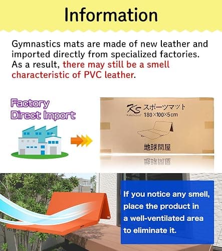 KaRaDaStyle Gymnastics Mat Folding Stretch Mats 71"x39"x2" Exercise Muscle Training Children Play Horizontal Bar Mat Yoga Sports Soundproof Home Use thumbnail 9