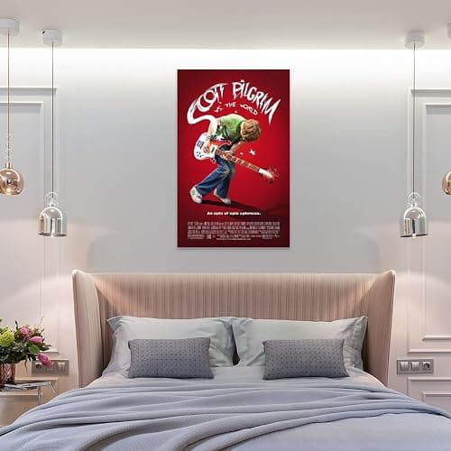 Movie Posters Scott Pilgrim Vs. The World Poster Wall Art Paintings Canvas Wall Decor Home Decor Living Room Decor Aesthetic Prints 08x12inch(20x30cm) Unframe-style-1 thumbnail 8