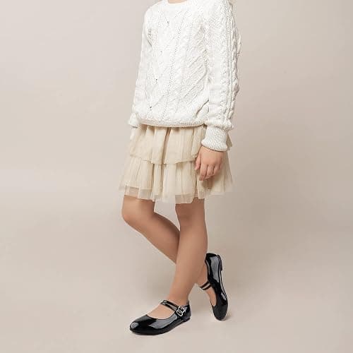 MIXIN Girls Dress Shoes Mary Jane Shoes for Girl Ballet Flats Back to School Princess Wedding Shoes thumbnail 3