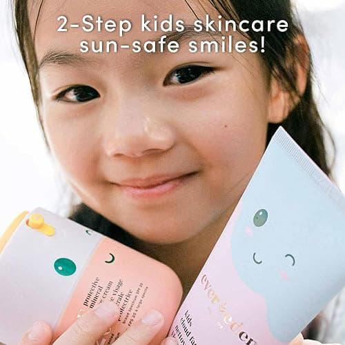 Kids Happy Morning DUO: Clean & Vegan Skin Care for Kids Bundle | Skin Care Cloud Face Wash + SPF 20 Mineral Face Cream | Non-Toxic | Non-Comedogenic | Fun | Easy-to-Use Skincare thumbnail 3