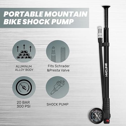 Shock pump for bike forks thumbnail 4