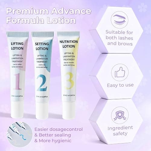 PERMANIA Korean Lash Lift Kit, Can be Operated with Eyes Open for Lash Perm | Suitable for DIY with Detailed Instruction, Salon Results Instant thumbnail 5