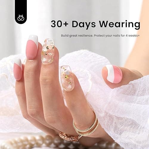 Beetles Builder Gel for Nails 0.51 OZ 8 in 1 Clear Nail Builder Strengthener Gel Enhancement Nail Gel Building Nail Apex for Beginners & DIY Salon Manicure thumbnail 5
