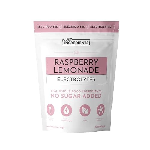 Raspberry Lemonade Electrolytes – 30‑Serving Hydration Drink Mix with Coconut Water, Essential Minerals & Real Fruit Flavors – Sweetened with Monk Fruit & Stevia – No Artificial Ingredients - Image 1