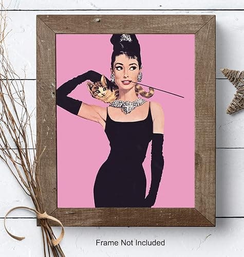 Audrey Hepburn Wall Art, Home Decor - 8x10 Pop Art Poster, Print - Contemporary Modern Room Decorations - Great Gift for Women, Her, Wife, Woman - Unframed PicturePhoto thumbnail 7