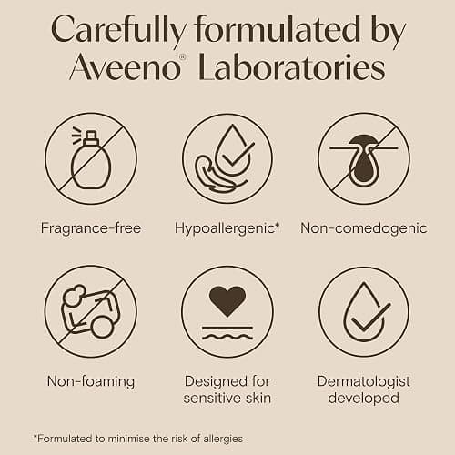 AVEENO Face CALM+RESTORE Nourishing Oat Cleanser (1x 200ml) | Non-Foaming, Gentle Cleanser with Prebiotic Oat and Calming Feverfew, Helps Preserve Skin's Barrier, For Sensitive Skin thumbnail 7