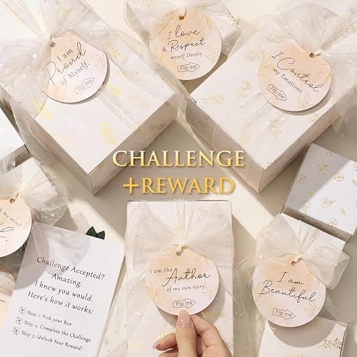 Spa Gifts for Women Teen Girl Gifts Trendy Stuff, Positive Affirmation Cards & Self Care Baskets Preserved Rose Flowers Set, Get Well Easter Birthday Mothers Day Gift for Mom Her Grandma Girls Friend thumbnail 6