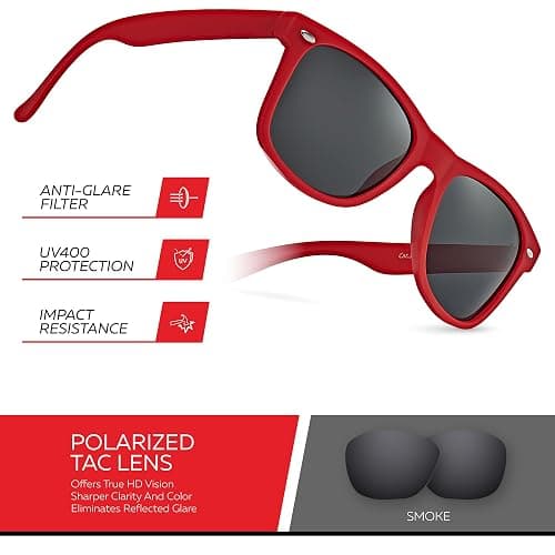 Retro Rewind Polarized Sunglasses for Men and Women - UV Protection Classic Sun Glasses thumbnail 3