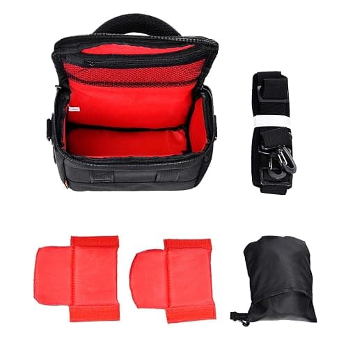 FOSOTO Waterproof Anti-shock Camera Case Bag Compatible for Canon Powershot SX540 SX530 SX60 SX420 HS M5,Nikon Coolpix L340 B500 B700 L330 L840 P610,Panasonic LUMIX,Sony a6000 Digital Camera thumbnail 3