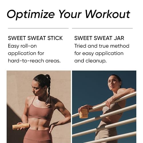 Sports Research Sweet Sweat Workout Enhancer Roll-On Gel Stick - Makes You Sweat Harder and Faster, Use with Sweet Sweat Waist Trimmer thumbnail 6