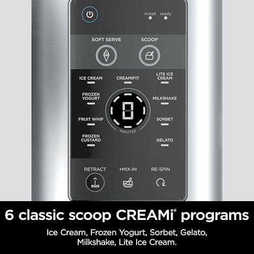 Ninja Swirl by CREAMi Ice Cream and Soft Serve Maker, Sorbet, Milkshake, Frozen Yogurt, Low Calories Program & More, 13-in-1, Soft Serve Handle, (2) CREAMi Swirl 16oz Pints, For Kids & ALL ages, NC701 thumbnail 6