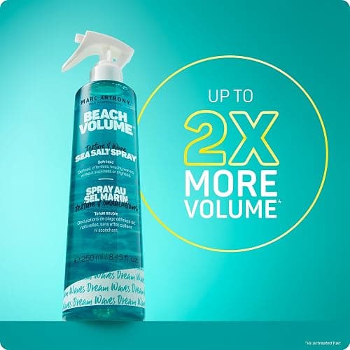 Marc Anthony Beach Volume, Sea Salt Texturizing Hair Spray for Waves | Lightweight, Soft Hold Texturizing Hairspray for Straight & Wavy Hair - Adds Texure, Waves & Volume for Women & Men thumbnail 3