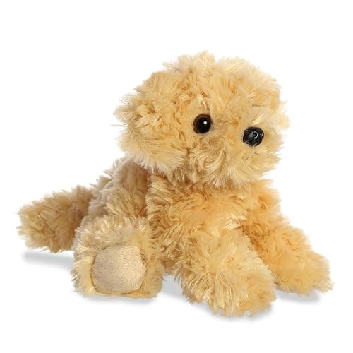 Aurora® Adorable Mini Flopsie™ Ginny Goldendoodle™ Stuffed Animal - Playful Ease - Timeless Companions - Gold 8 Inches thumbnail 7