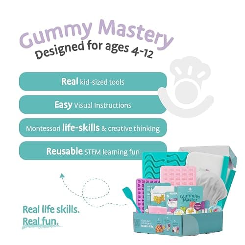 Tovla Jr. Ultimate Gummy-Making Kit for Kids – Real Fun DIY Candy Kit, STEM Activity for Ages 4+, Visual Learning Gummy Molds & Tools thumbnail 5