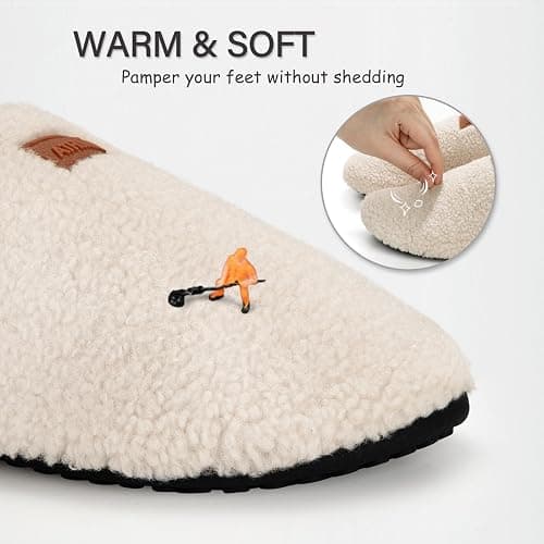 ATHMILE House Slippers for Women Men Indoor Barefoot Slippers Socks Furry Slip on House Shoes Cozy Comfy for Home Bedroom Travel Yoga thumbnail 5