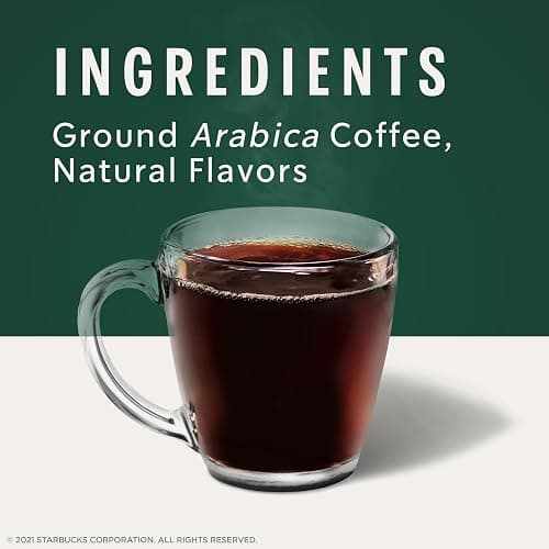 Starbucks K-Cup Coffee Pods, Flavored Hot or Iced Coffee, Caramel, 22 Keurig Pods thumbnail 2