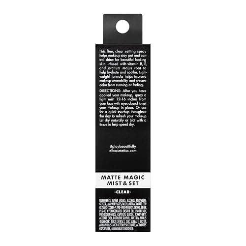 e.l.f., Matte Magic Mist & Set - Small, Lightweight, Long Lasting, Mattifying, Revitalizes, Controls Shine, Refreshes, Hydrates, All-Day Wear, 2.0 Fl Oz thumbnail 3
