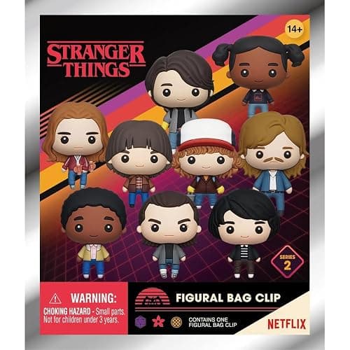 Stranger Things Series 2 – 5" Collectible Bag Clip – Blind Bag (ONE Random Figure) – TV Show Character Keychain/Backpack Accessory | Official Licensed Merchandise thumbnail 3