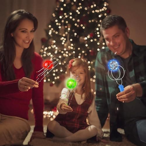 Stocking Stuffers for Kids Toys Boys 3pcs Light Up Gyro Wheel Toy Birthday Gifts for Men, Magic Rail Twirler Magnetic Yoyo Spinner Sensory Fidget Toys for Kids Ages 3-5-7 4-8-12 Year Old Boys & Adults thumbnail 6