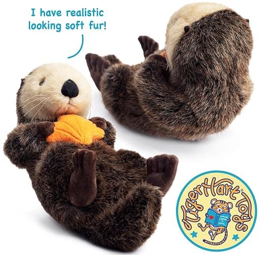 TigerHart Owen The Sea Otter - 13 Inch Stuffed Animal Plush thumbnail 5