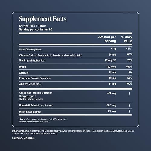 Viviscal Hair Growth Supplements For Women For Thicker, Fuller Hair, Nourishes Thinning & Loss, With Proprietary Collagen Complex, 60 Tablets, 1 Month Supply thumbnail 8