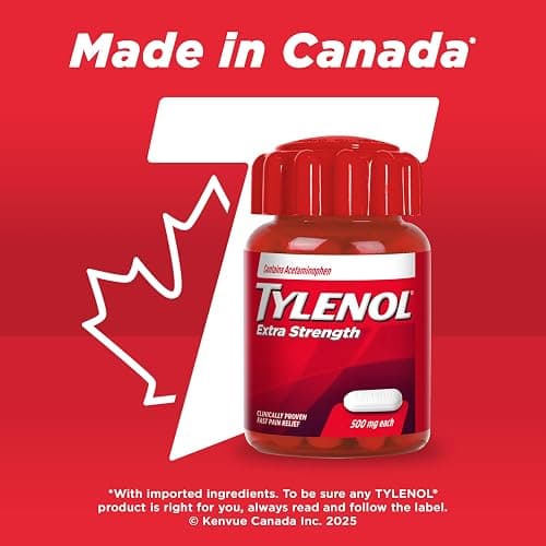 Tylenol Extra Strength Acetaminophen Tablets, 500 mg thumbnail 2
