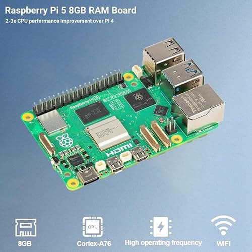 RasTech Raspberry Pi 5 Kit 8GB RAM with Pi 5 Case,Active Cooler,Screwdrive and Pi 5 8GB Board Included thumbnail 3