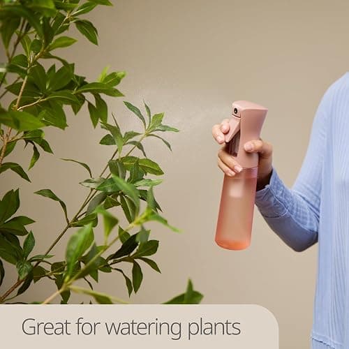 10 OZ Continuous Spray Bottles - Ultra Fine Mist Sprayer | Water Spray Bottle For Hair Stuff, Mister Spray Bottle For Plants Mister | Hair Spray Bottles For Hairstyling, Cleaning, Salons thumbnail 7