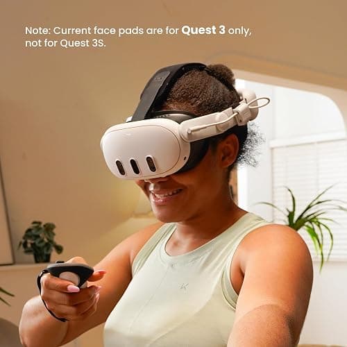 KIWI design V3 Facial Interface, Face Pad Compatible with Meta Quest 3 Accessories, NOT Compatible with Meta Quest 3S thumbnail 6
