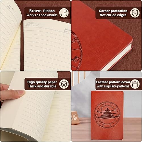 Bill lover Gift Villain Lover Gift Evil Gift Cipher Wheel Faux Leather Journal Cartoon Fan Notebook Cartoon Movie Gift Cartoon Journal (Cipher Wheel) - Cipher Wheel thumbnail 4