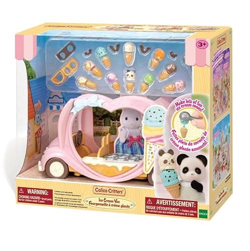 Calico Critters Ice Cream Van, Toy Vehicle for Dolls thumbnail 3