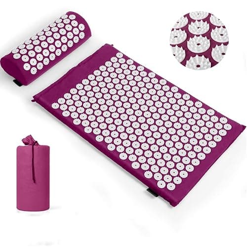 Tapis d'acupression, tapis d'acupuncture, tapis d'acupression pour soulager les douleurs de la nuque et du dos, tapis d'acupression avec relaxation musculaire et réduction du stress, tapis Shiatsu - Image 1