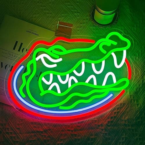 PILOYINDE Florida Gators Basketball Team Neon Sign LED Light for Bedroom Wall Decor, Modern Style, Wall Mount, 1 Count thumbnail 2