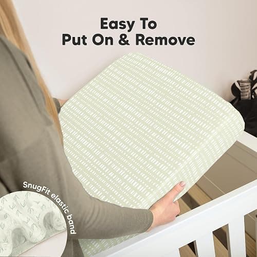 2-pk Organic Cotton Crib Sheets  thumbnail 6