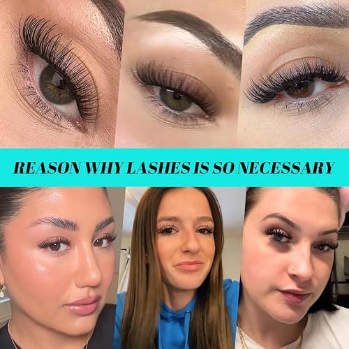 Lash Clusters Kit 320Pcs,DIY Individual Lashes Extension Kit,Lash Bond And Seal,Lash Remover For Eyelashes Extensions,Lash Applicator Tool For False Eyelash Cluster Kit At Home(3040D,D-Mix9-16mm Kit) thumbnail 7