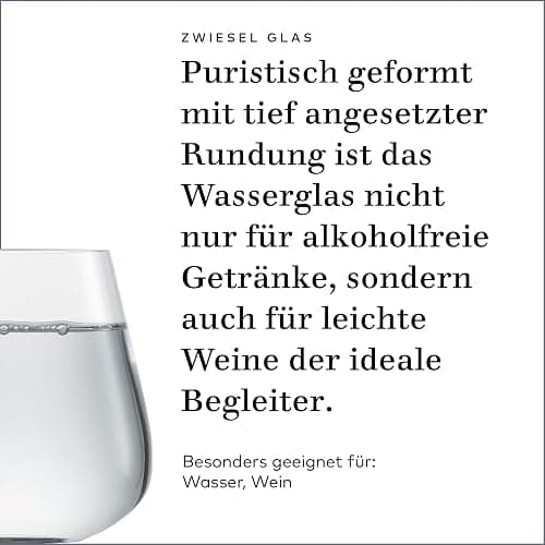 Zwiesel Glas Wasserglas Vervino (4-er Set), vielseitige Trinkgläser mit Moussierpunkt, spülmaschinenfeste Tritan-Kristallgläser, Made in Germany (Art.-Nr. 122204) thumbnail 5