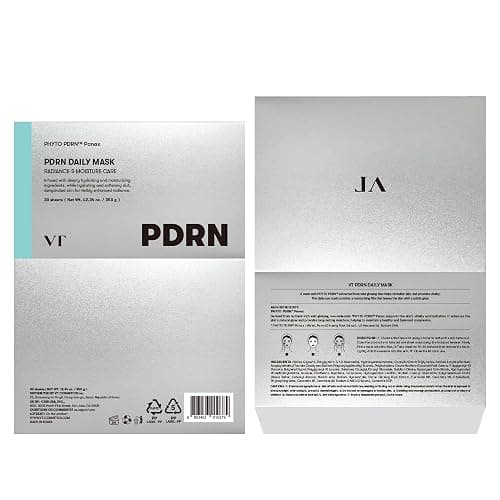 VT COSMETICS PDRN Daily Mask 30 Sheets, Vegan PDRN for Skin Restoration & Radiance, Hydrating & Moisturizing, Anti-Aging, Plumping Effect, Korean Face Mask (350g) thumbnail 6